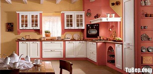 affae8aa8bMEN 1.jpg Tủ bếp gỗ Xoan đào sơn men màu trắng phối hồng TVT0490